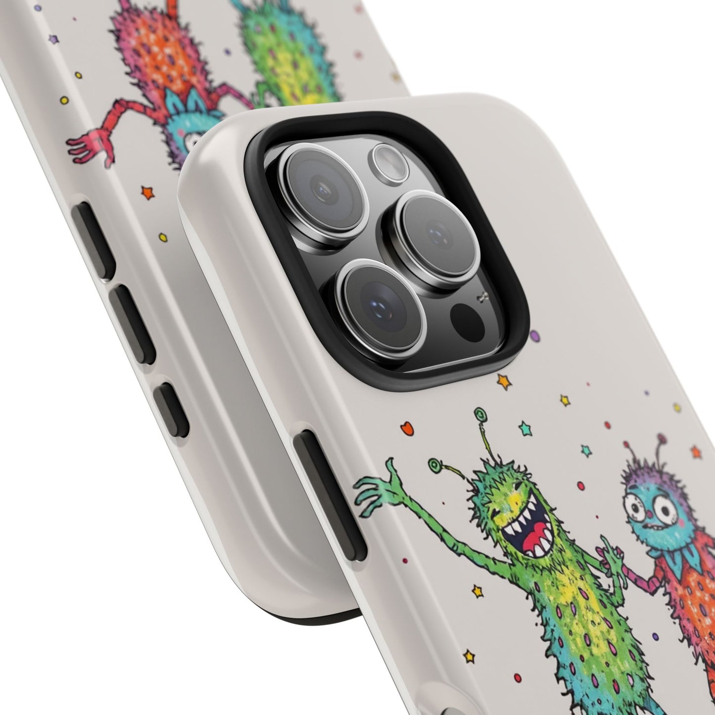 Colorful Monster Tough Phone Case - Fun and Playful Design