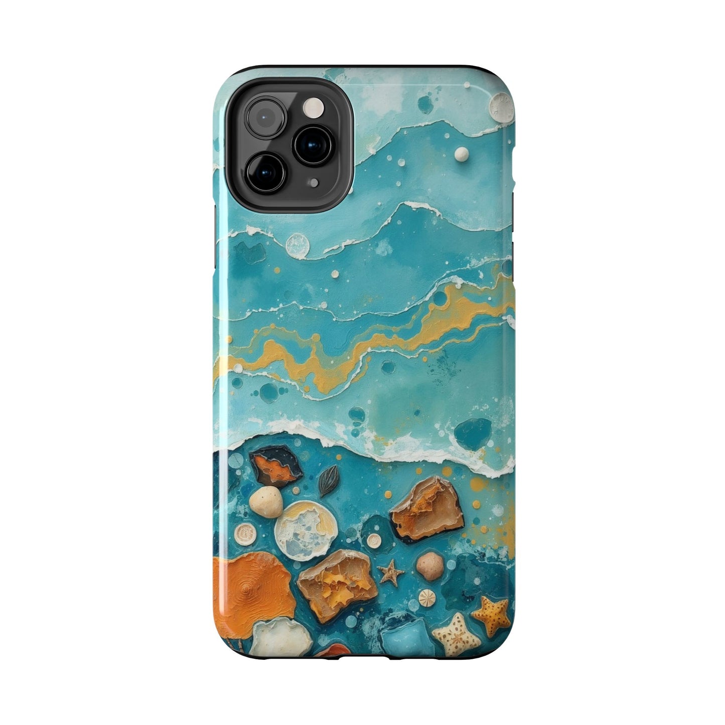 Ocean-Inspired Tough Phone Cases - Coastal Beach Vibe, Easy Accessory for Beach Lovers