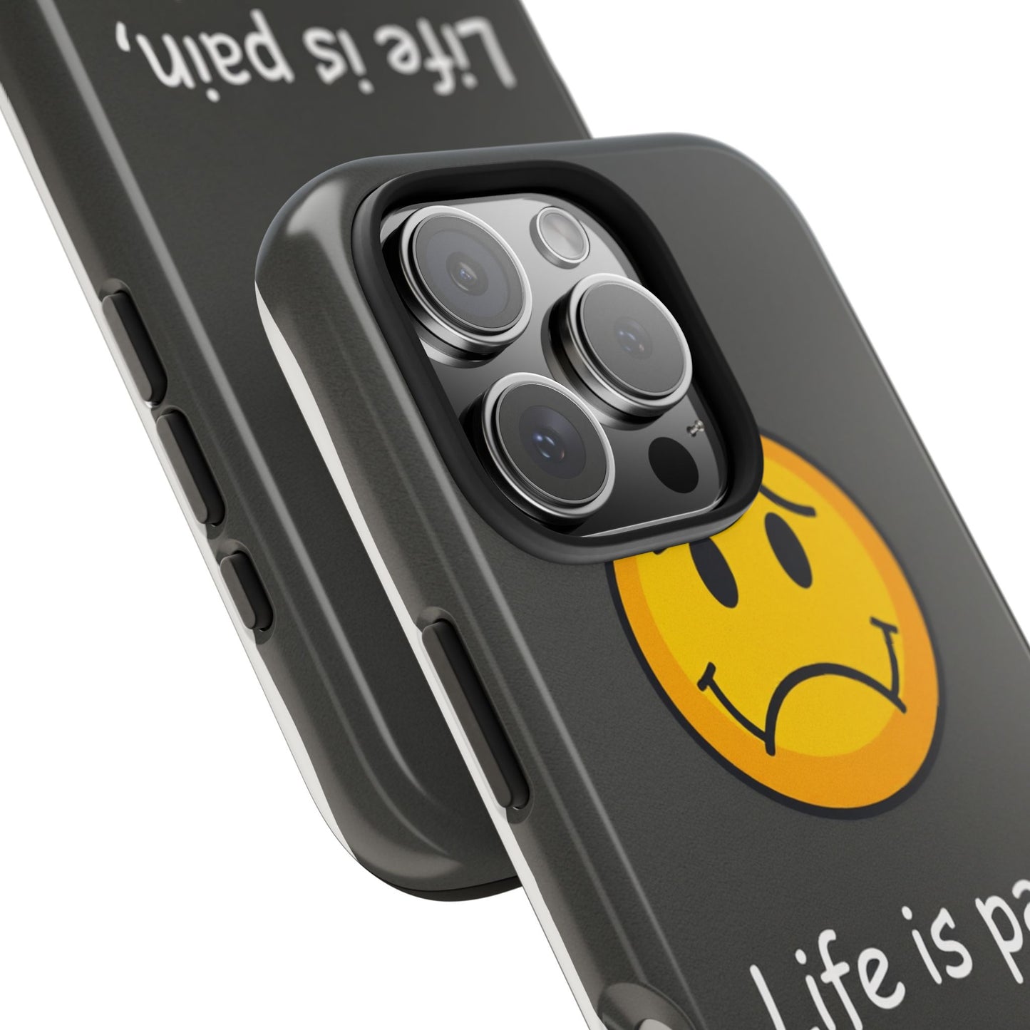 Life is Pain Tough Phone Case - Trendy Design for Smartphone Protection