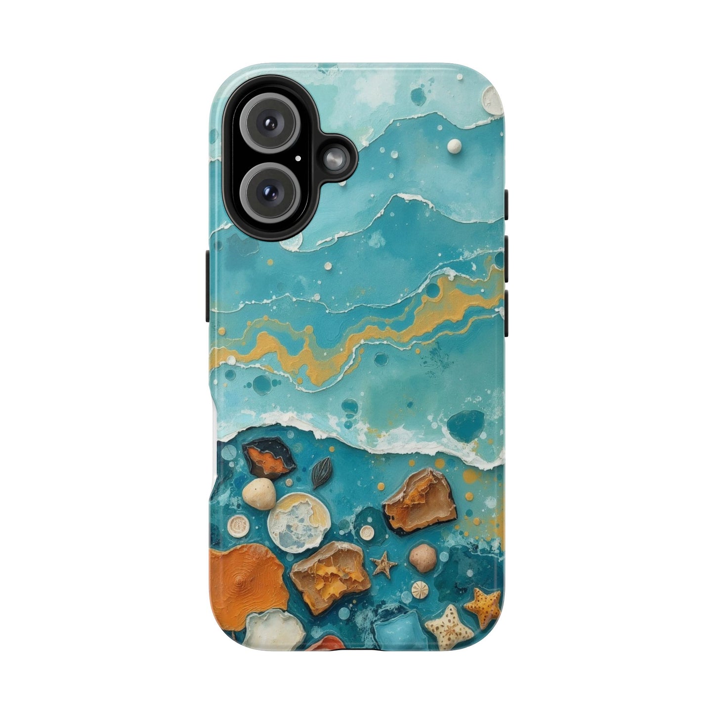 Ocean-Inspired Tough Phone Cases - Coastal Beach Vibe, Easy Accessory for Beach Lovers