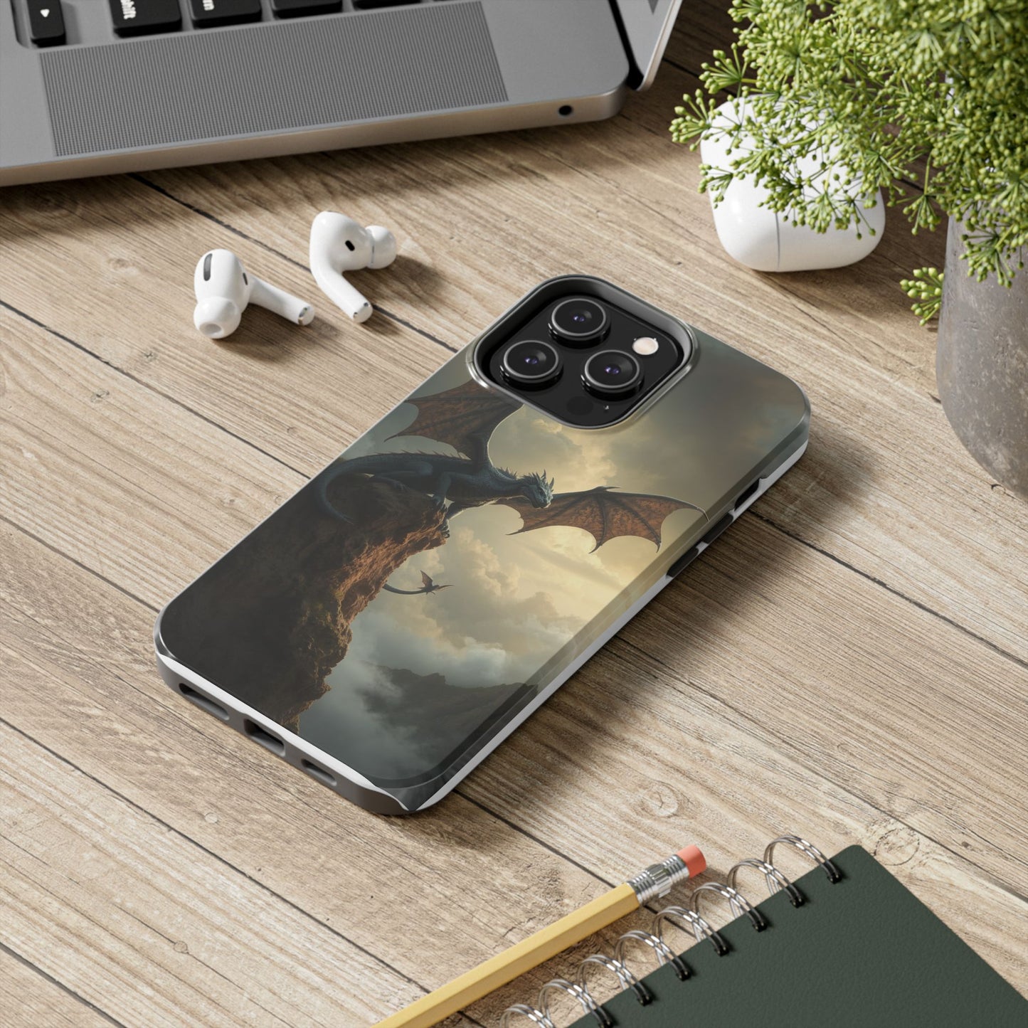 Dragon Fantasy Tough Phone Case - Durable Protection for Adventurers