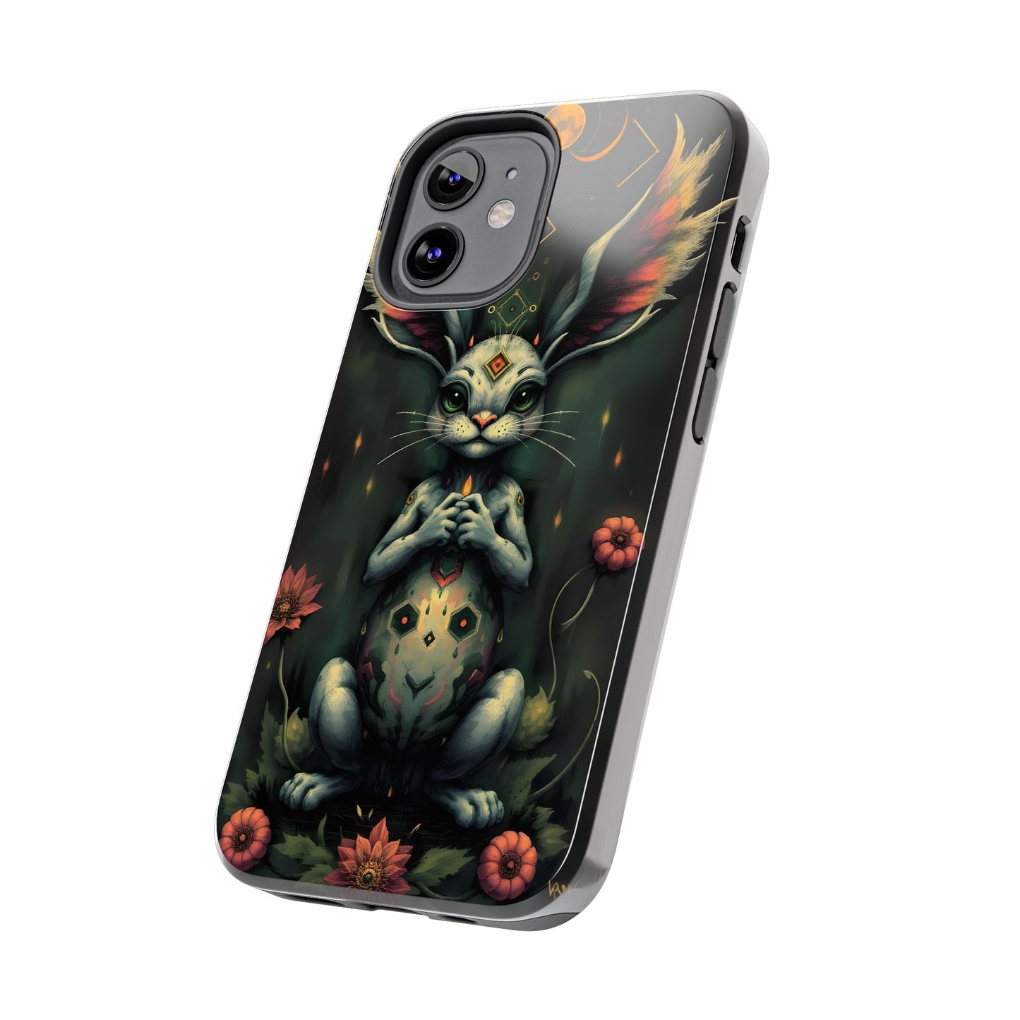 Artistic Rabbit Phone Cases - Unique and Durable Design of Mystical Bunny - for iPhone