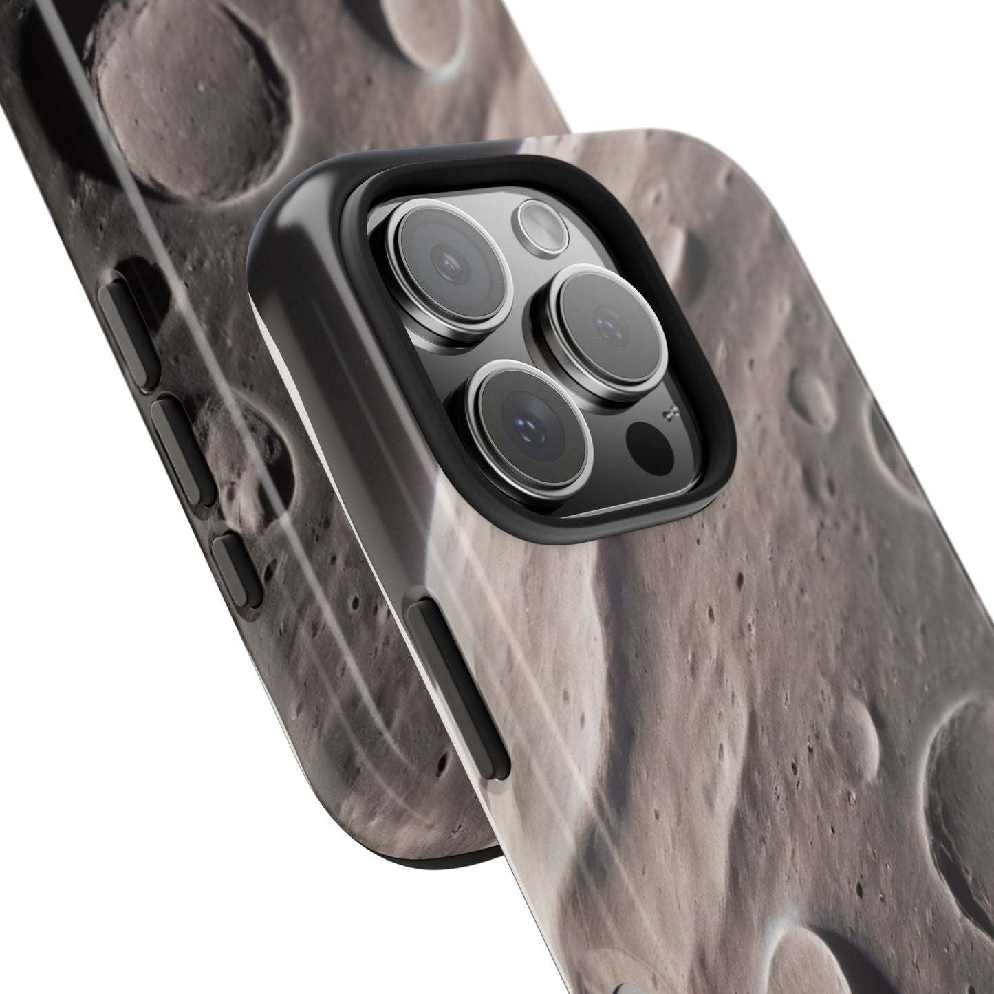 Celestial Moon Surface Tough Phone Case | Durable Space-Themed Design - for iPhone