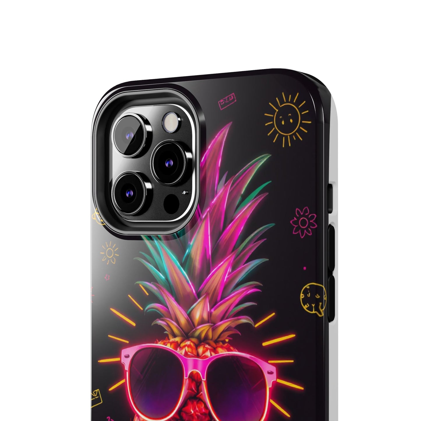 Tough Pineapple Phone Case - Cool, Vibrant Design Perfect for Summer Vibes