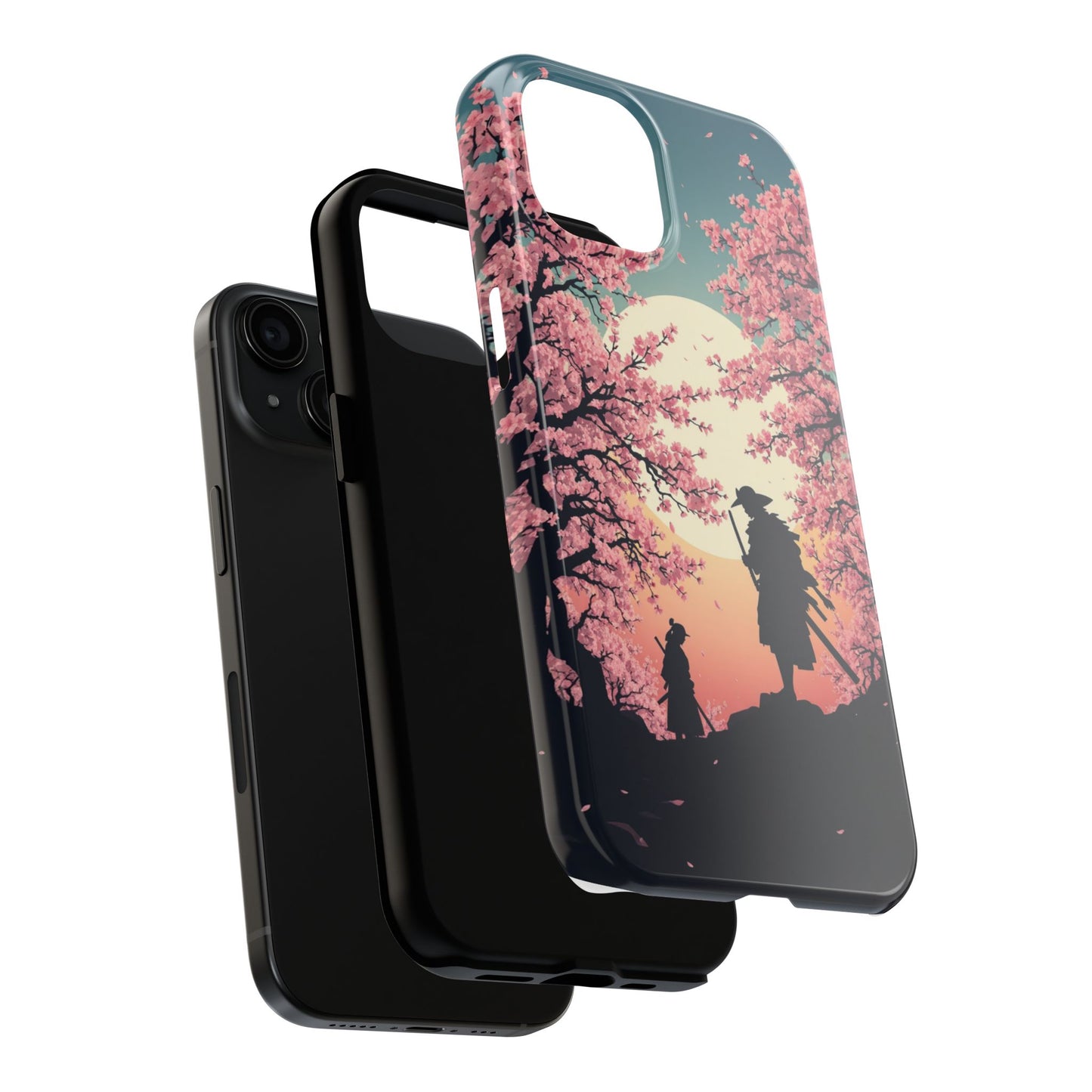 Cherry Blossom Samurai Tough Phone Case