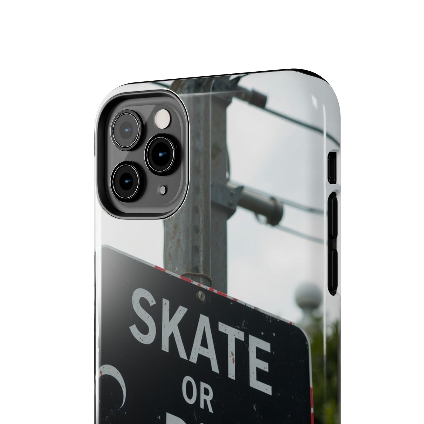 Black Sign Skate or Die Design - Tough Phone Case for iPhone