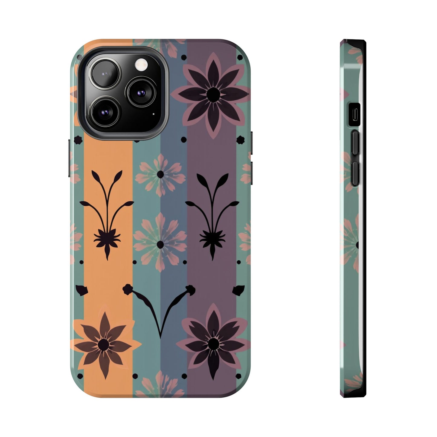 Boho Floral Tough Phone Cases - Durable & Stylish Protection - for iPhone