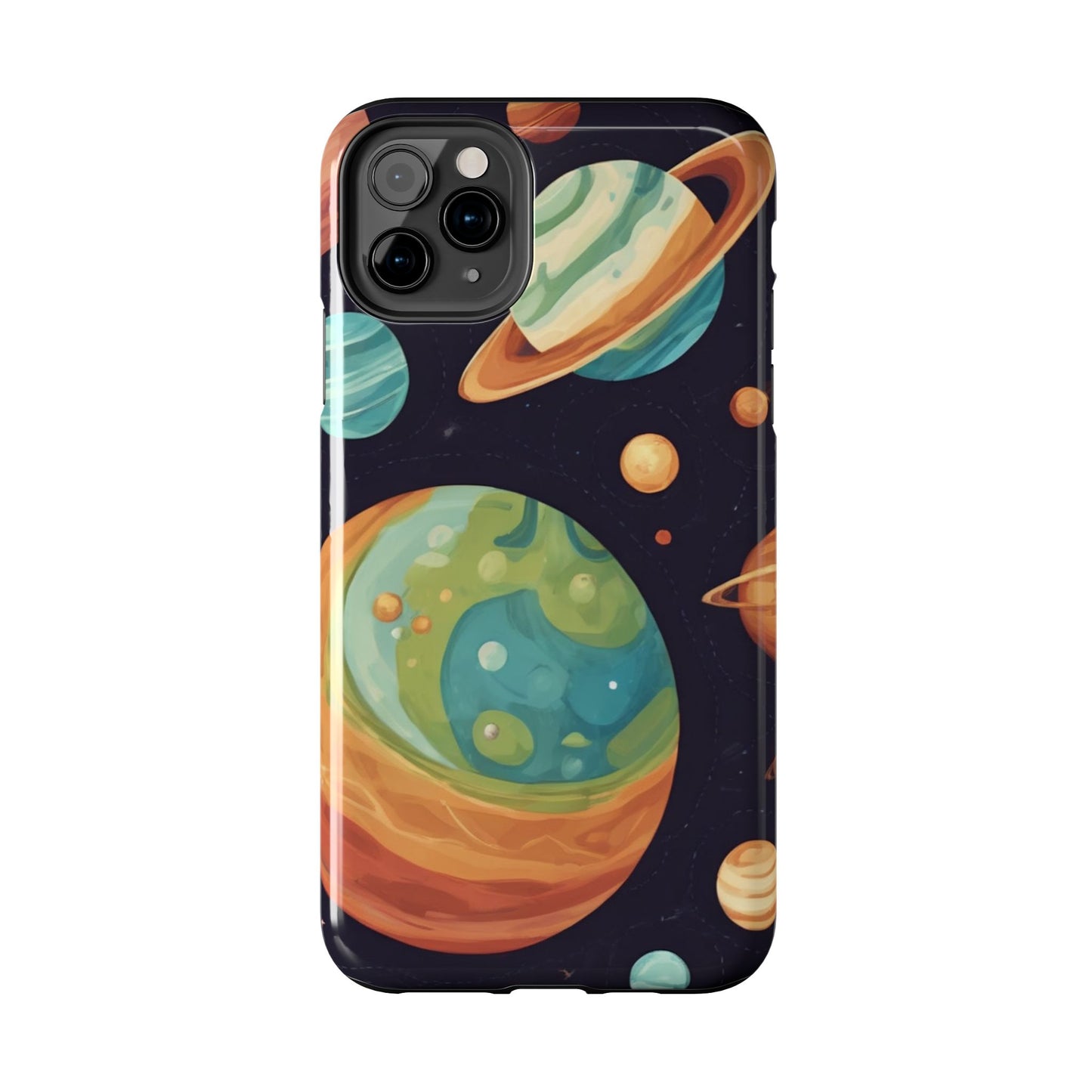 Cosmic Planet Phone Case - Durable Tough Protector for Space Lovers - for iPhone