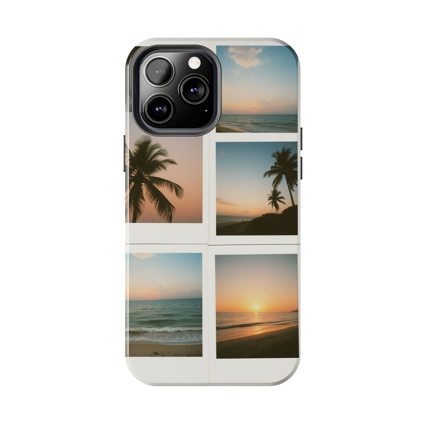 Tropical Sunset Tough Phone Case - Beach Vibes for Summer Adventures