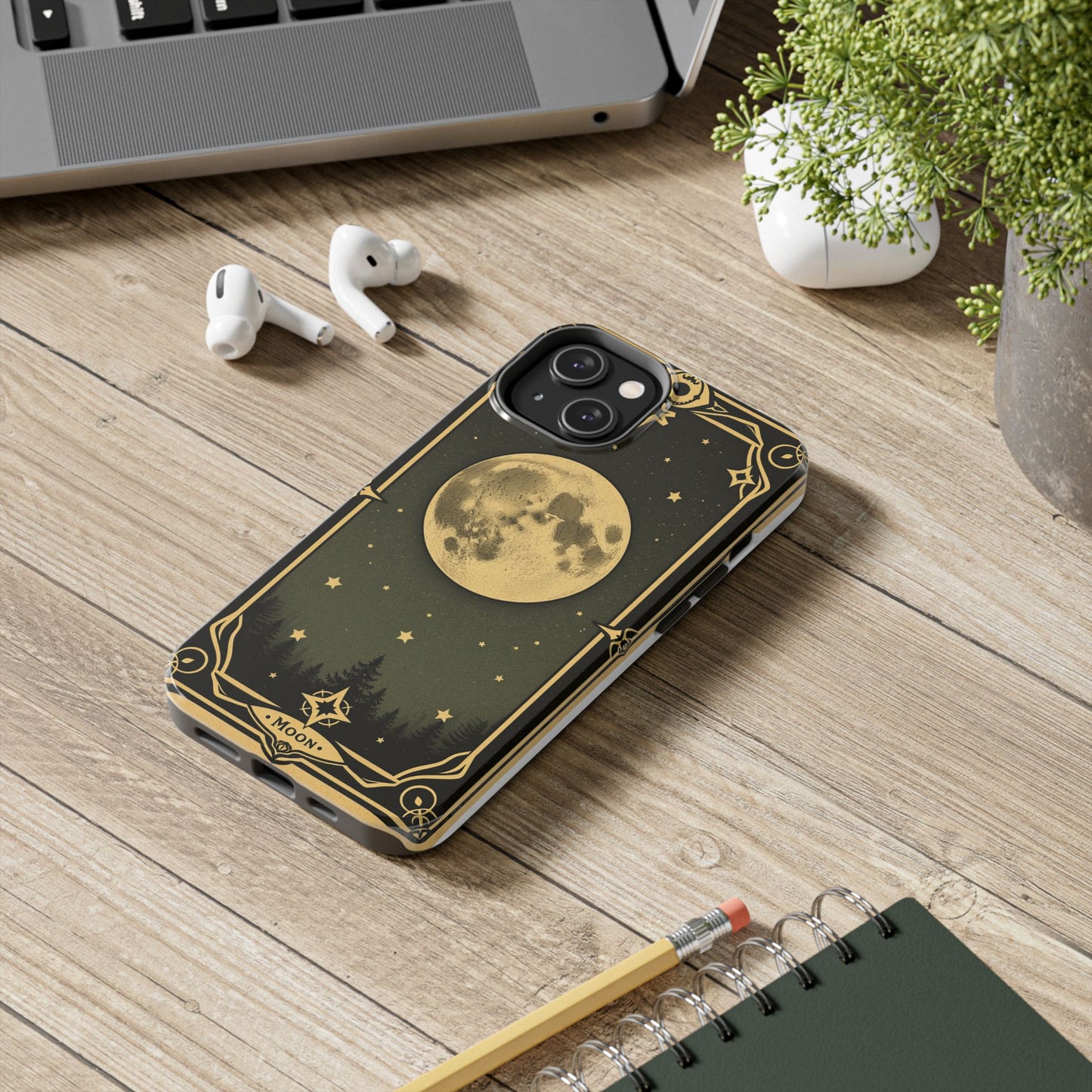 Celestial Moon Phone Case - Tough & Stylish for Star Lovers