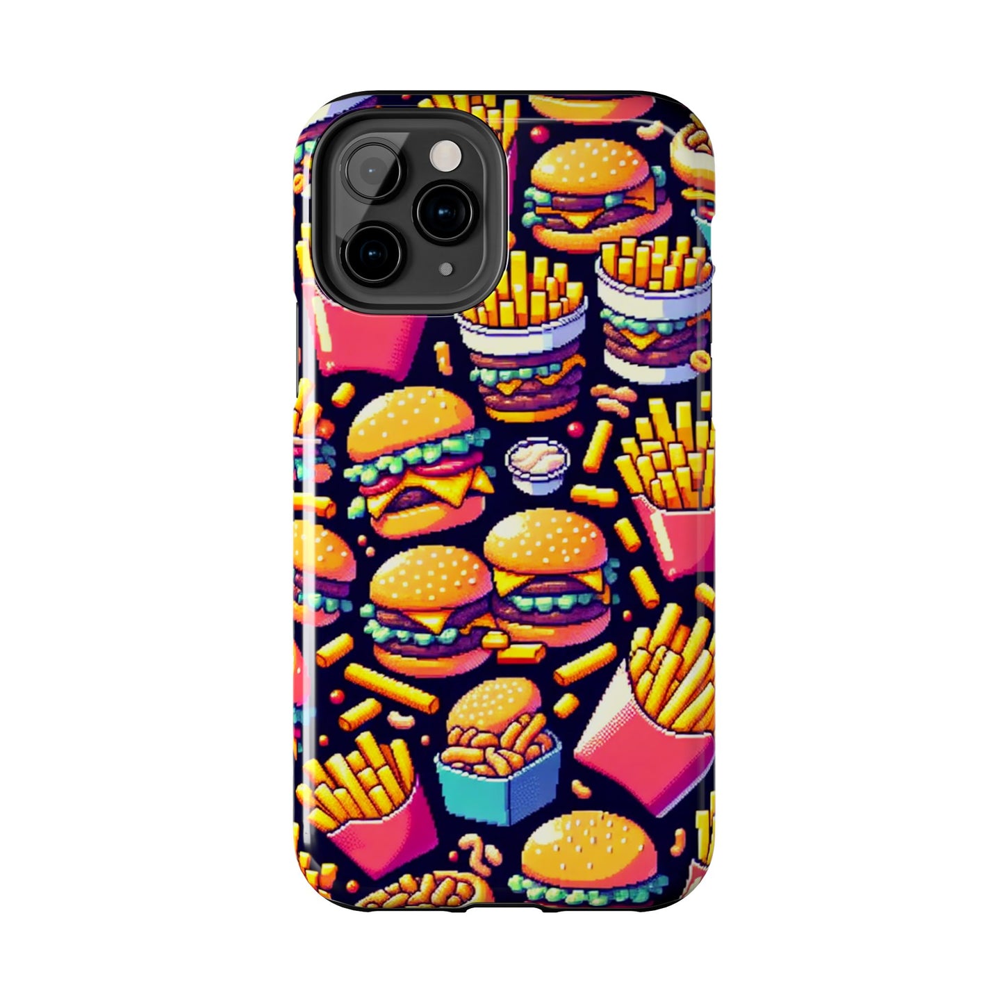 Retro Fast Food Phone Case - Tough and Durable - for iPhone