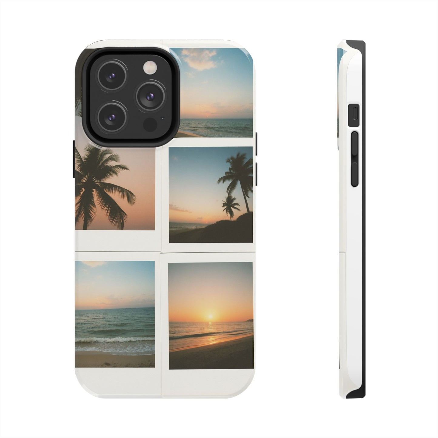 Tropical Sunset Tough Phone Case - Beach Vibes for Summer Adventures