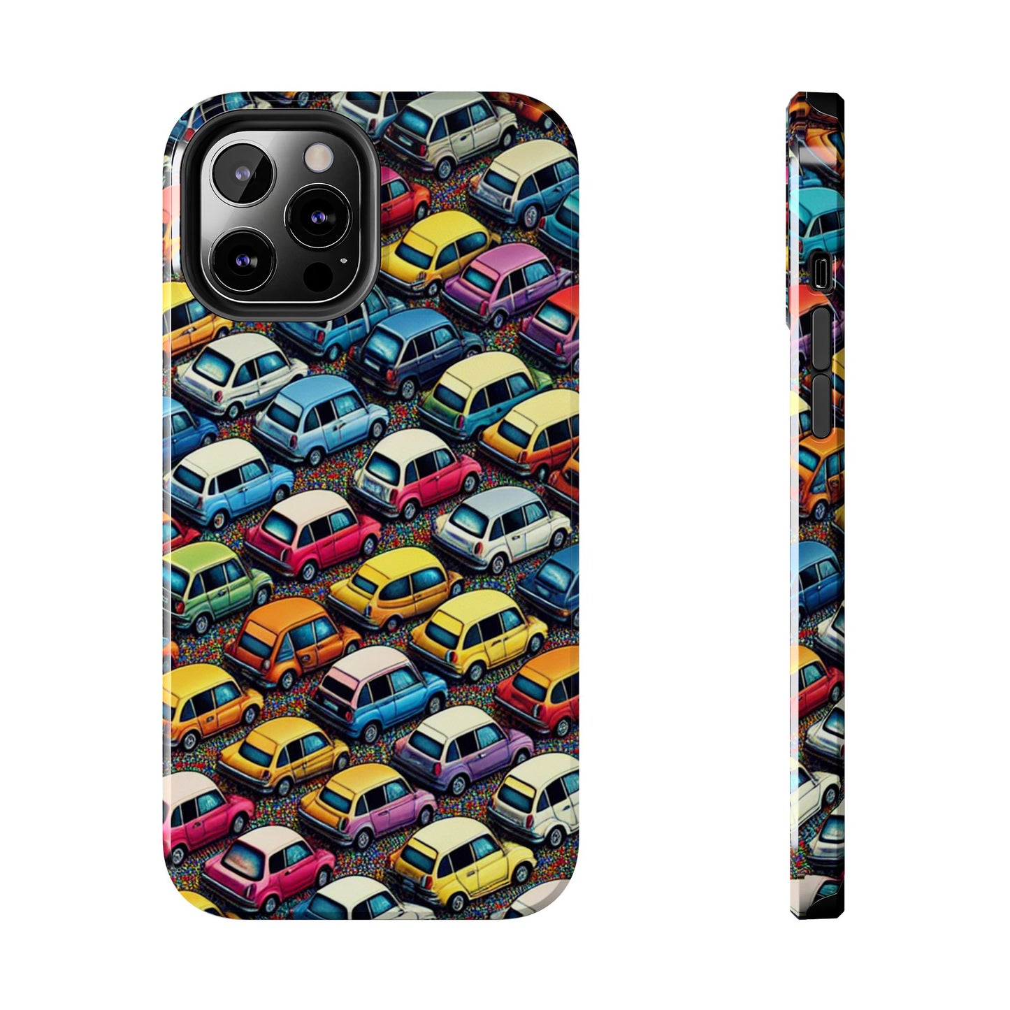 Car Phone Case - City Traffic Pattern Design - for iPhone