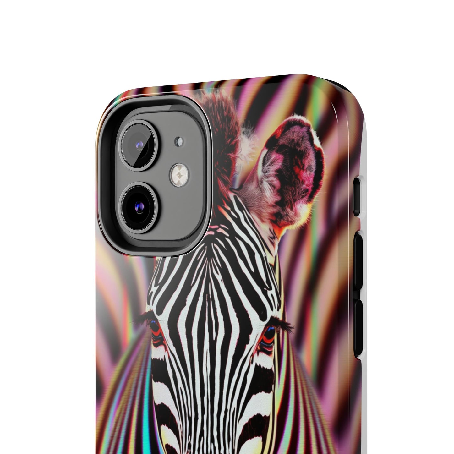 Vibrant Zebra Tough Phone Case - Unique Animal Design for Wild Spirit