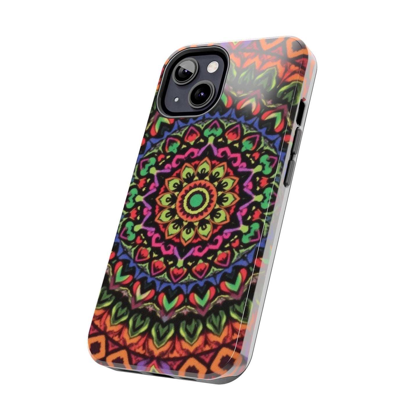 Colorful Mandala Tough Phone Case - Vibrant Designs for Trendy Protection - for iPhone