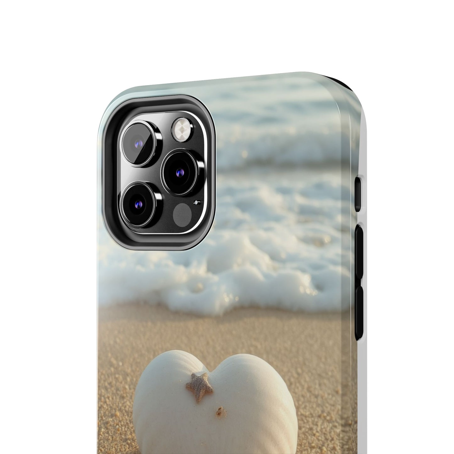 Heart Seashell Tough Phone Case for iPhone