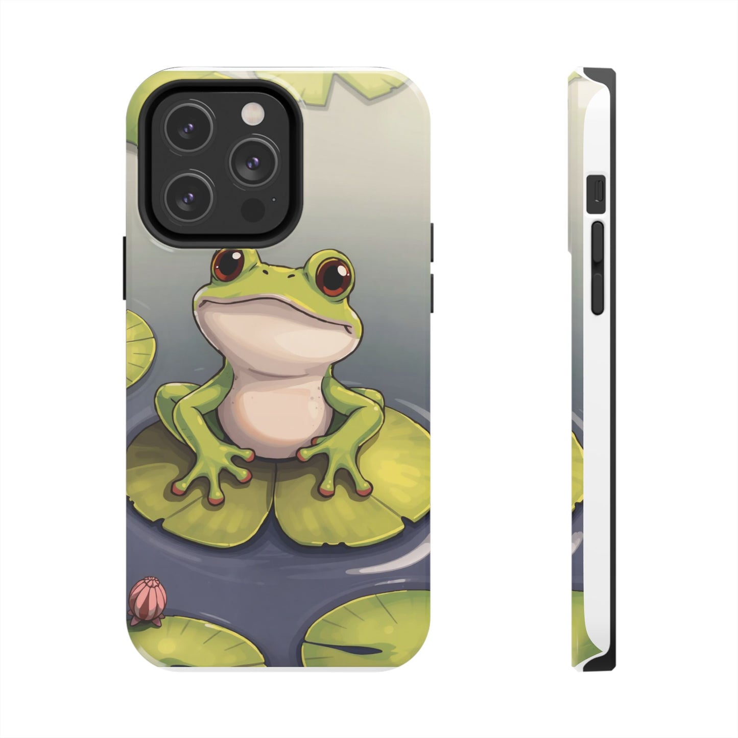 Cute Frog Tough Phone Case - Durable Protection with Nature Vibe