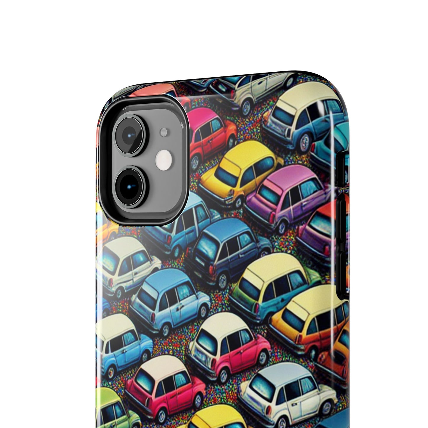 Car Phone Case - City Traffic Pattern Design - for iPhone