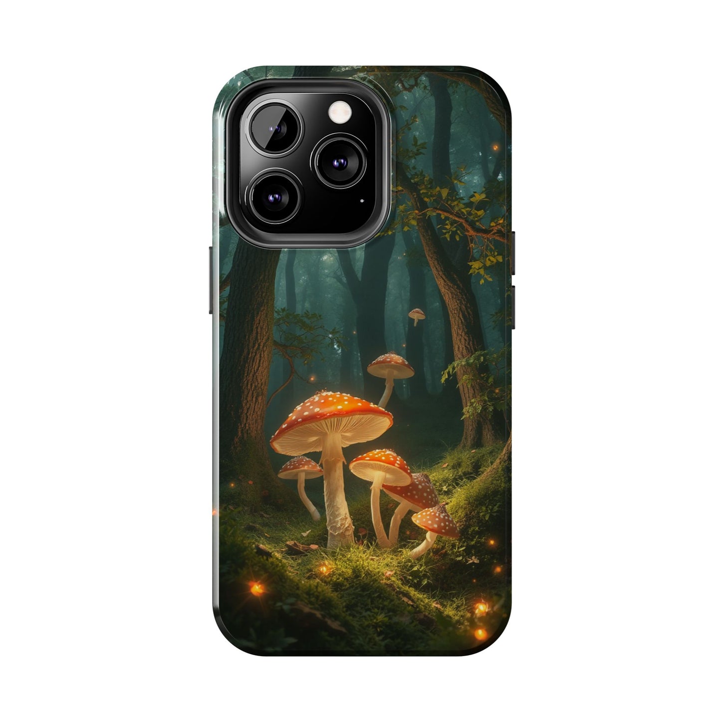 Whimsical Mushroom Tough Phone Case - Forest Fantasy Design