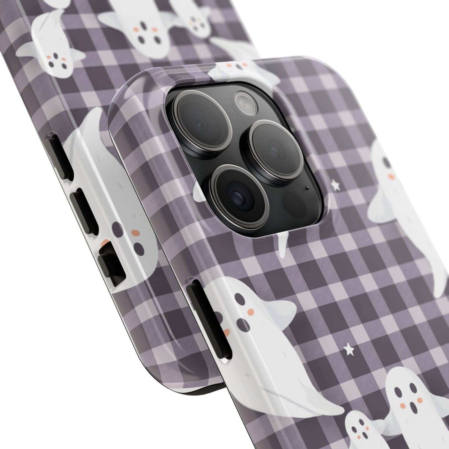 Cute Ghosts Tough Phone Case - Whimsical Halloween Design for Spooky Vibes