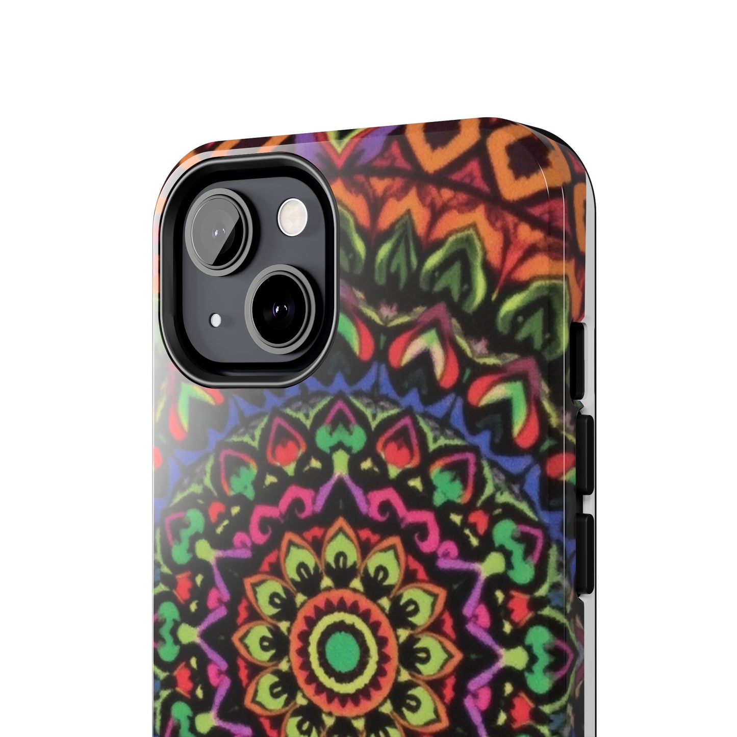 Colorful Mandala Tough Phone Case - Vibrant Designs for Trendy Protection - for iPhone