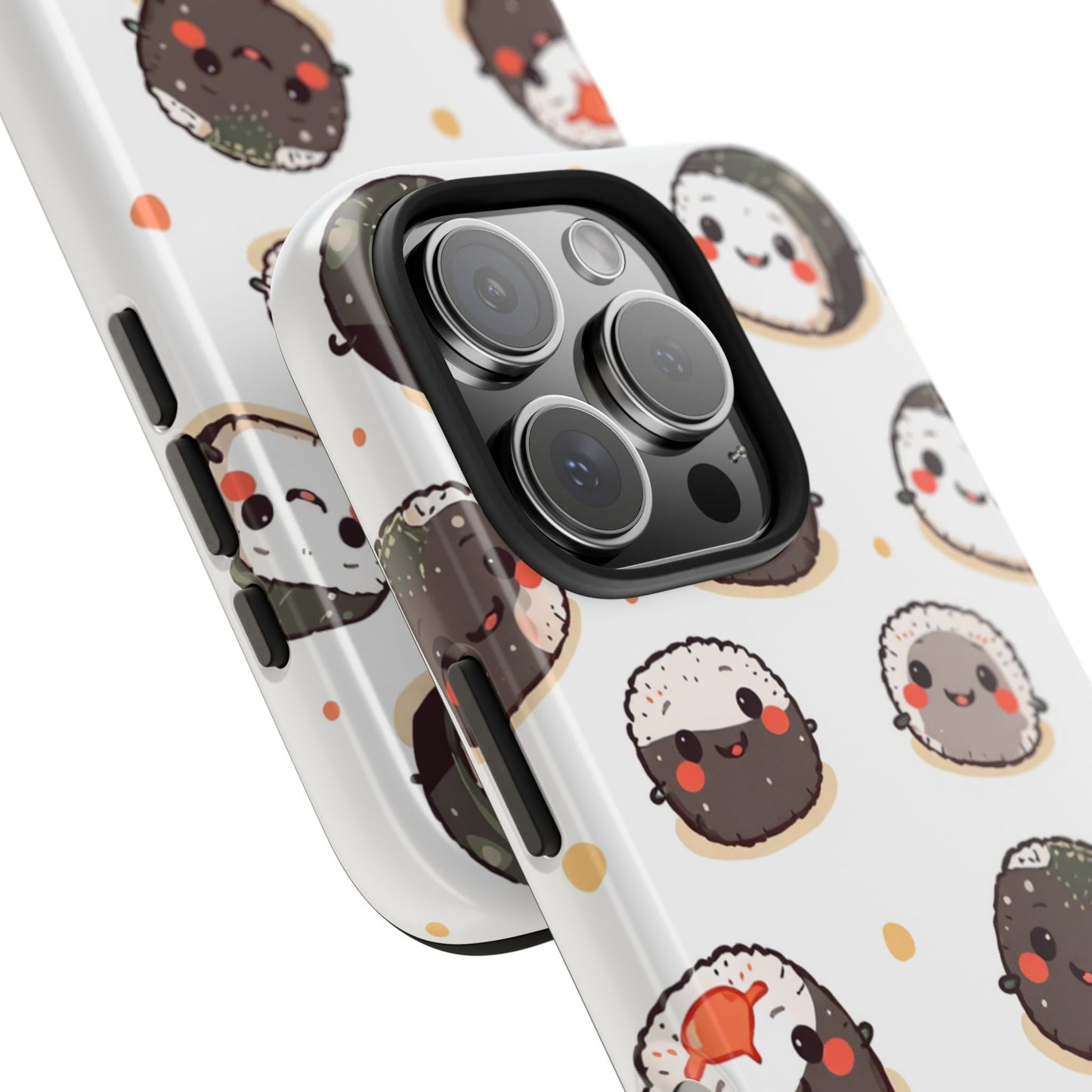 Cute Sushi Tough Phone Case - Kawaii Design for Food Lovers
