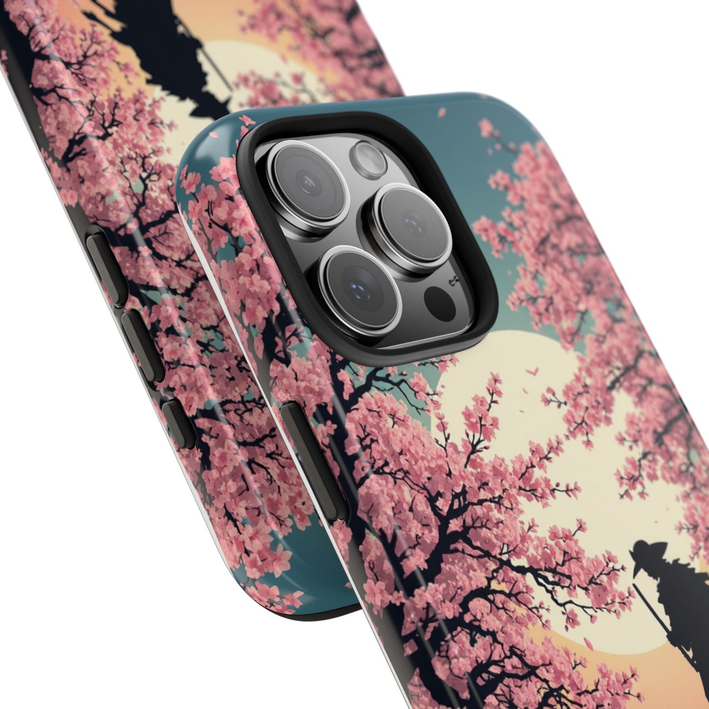 Cherry Blossom Samurai Tough Phone Case