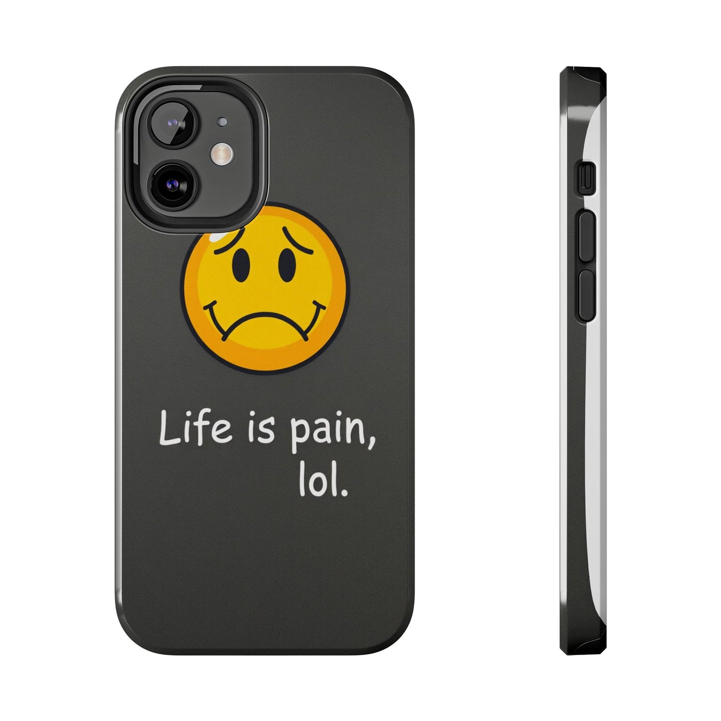 Life is Pain Tough Phone Case - Trendy Design for Smartphone Protection