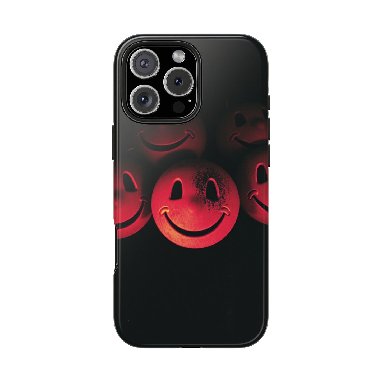 Smiley Face Tough Phone Case - Durable Protection with Fun Design