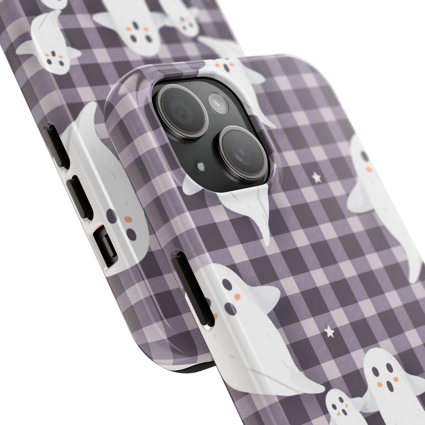 Cute Ghosts Tough Phone Case - Whimsical Halloween Design for Spooky Vibes