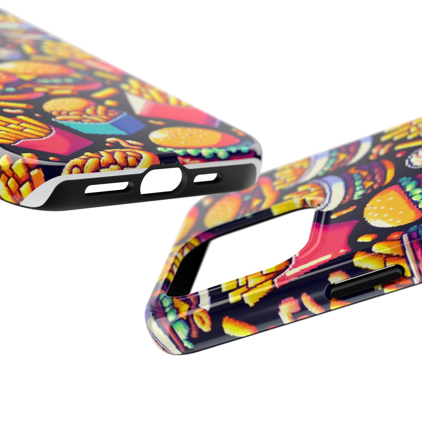 Retro Fast Food Phone Case - Tough and Durable - for iPhone
