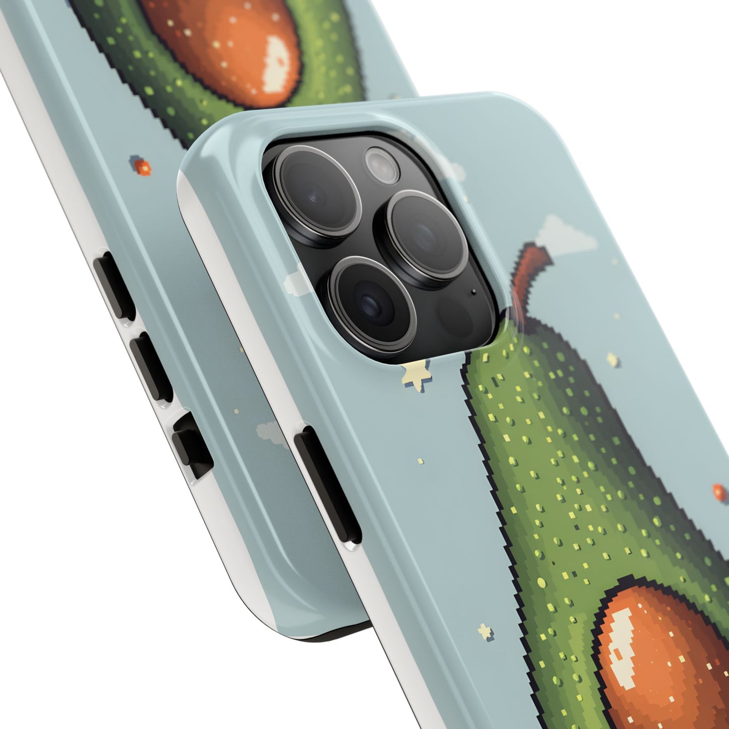 Pixel Avocado Tough Phone Case - Perfect for Foodies & Nature Lovers - for iPhone