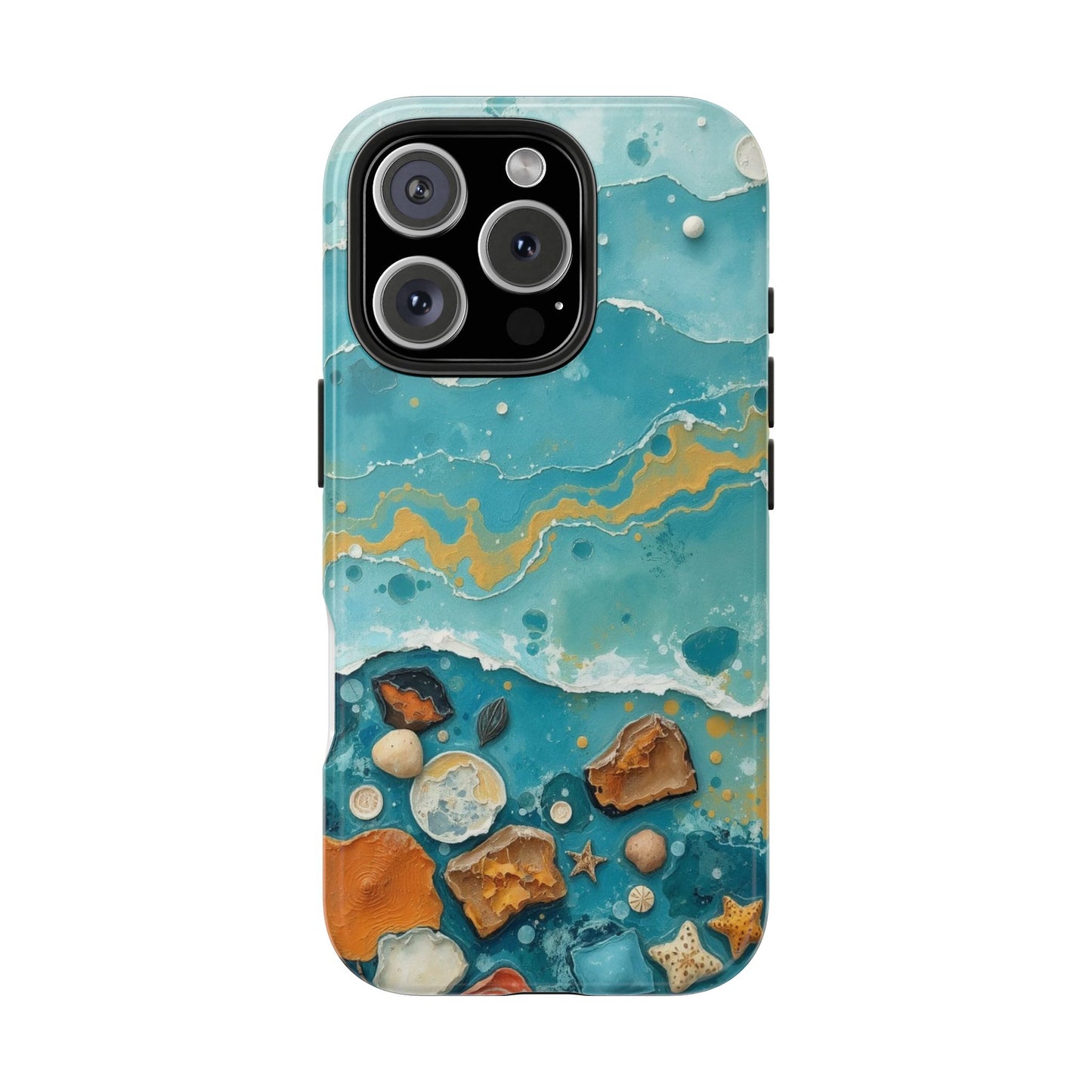 Ocean-Inspired Tough Phone Cases - Coastal Beach Vibe, Easy Accessory for Beach Lovers