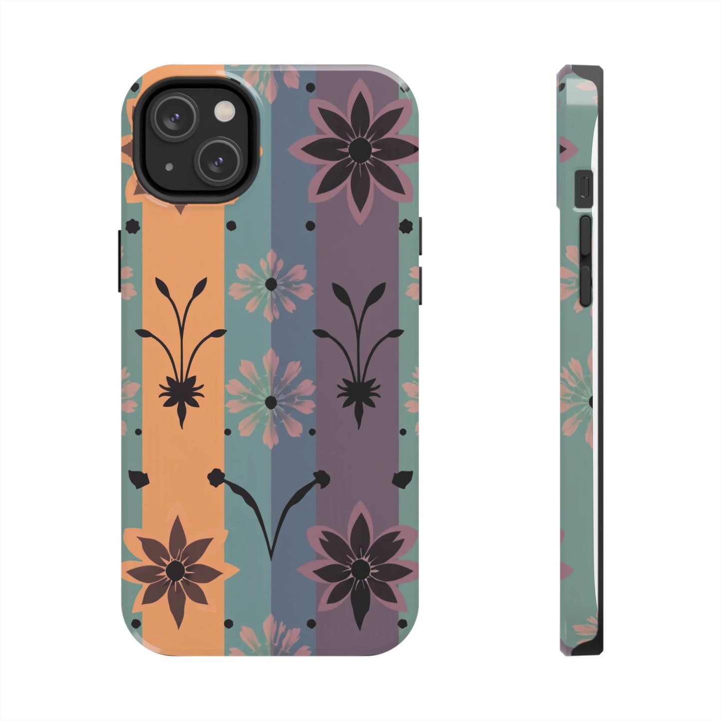 Boho Floral Tough Phone Cases - Durable & Stylish Protection - for iPhone