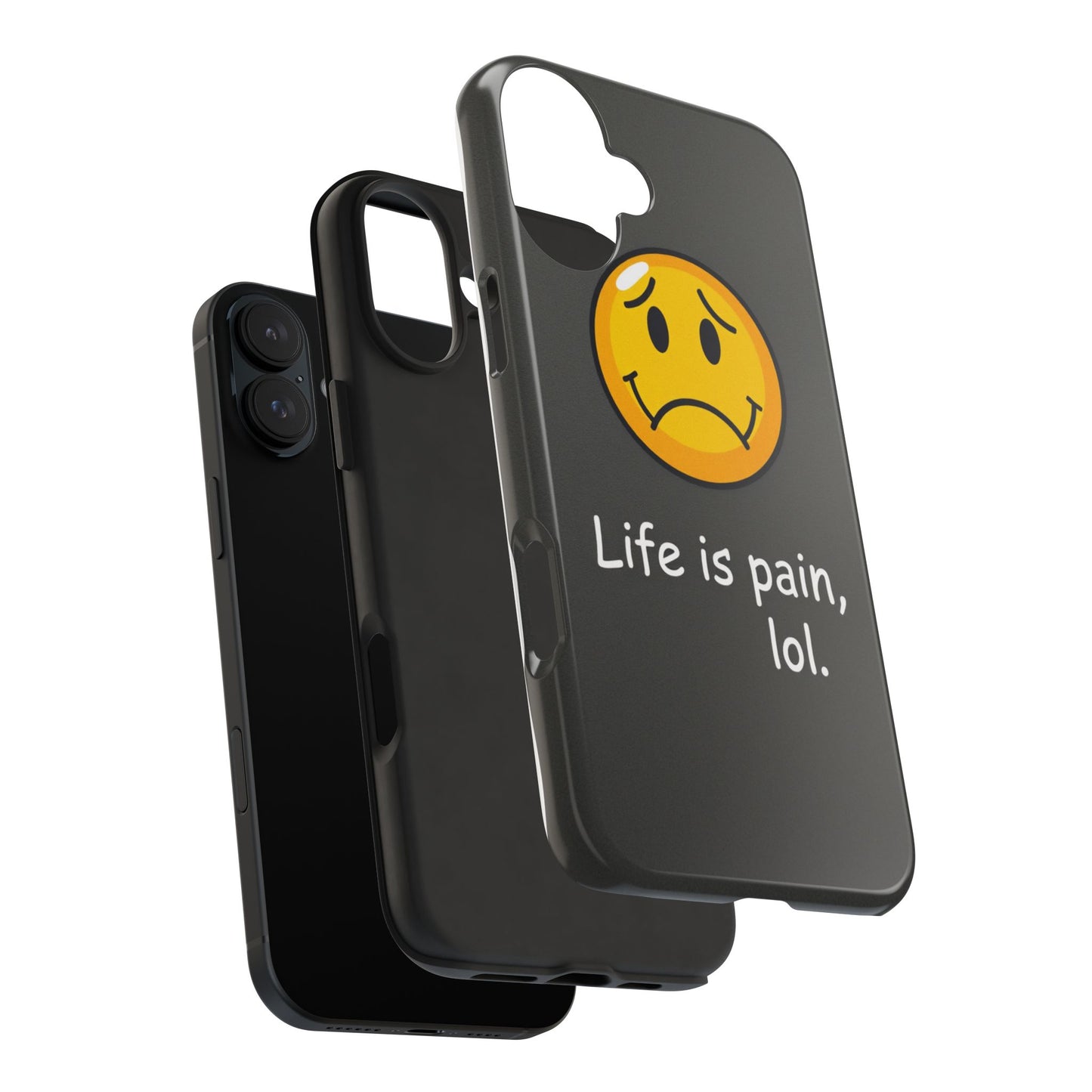 Life is Pain Tough Phone Case - Trendy Design for Smartphone Protection