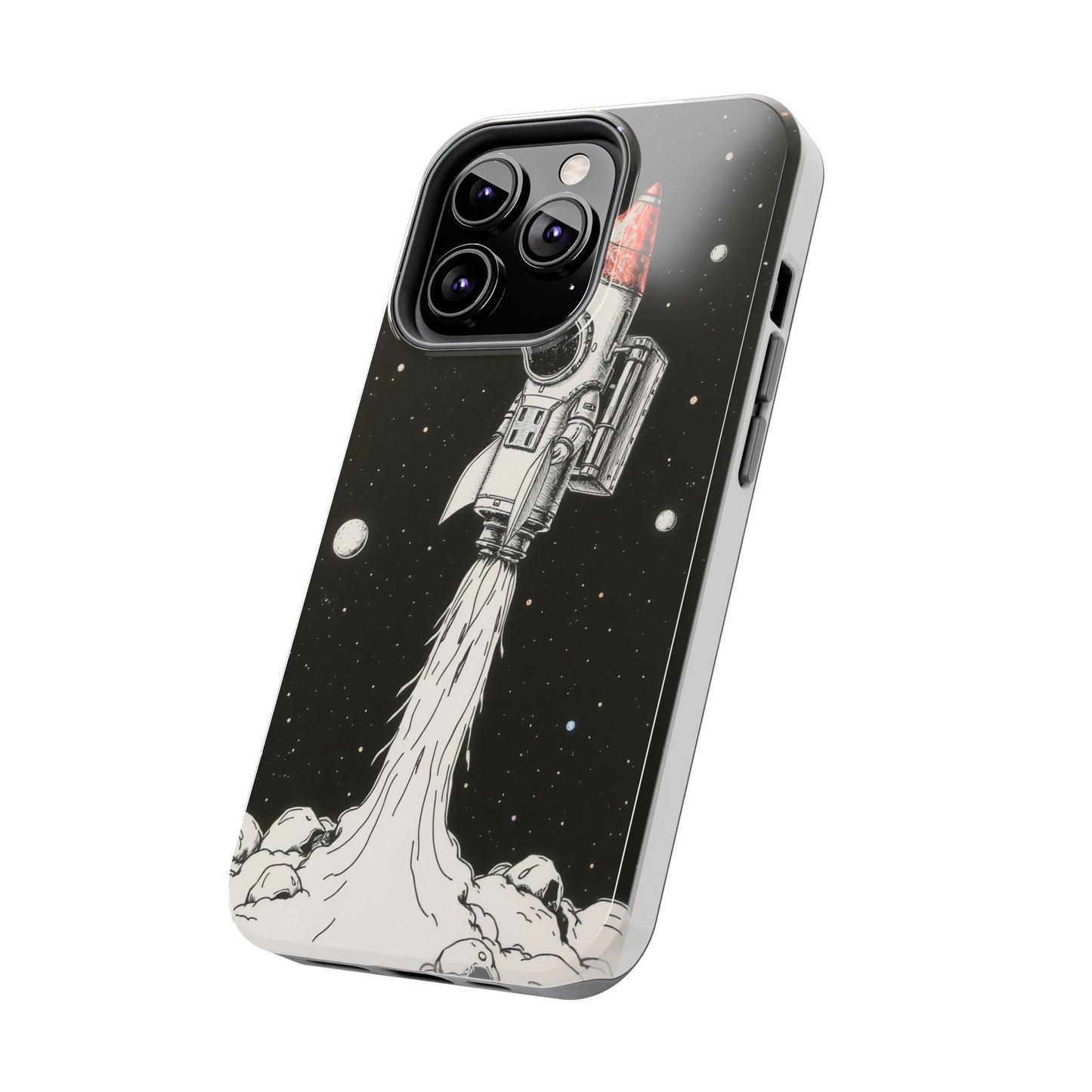 Cool Tough Phone Case for iPhone - Astro-Rocket Bond