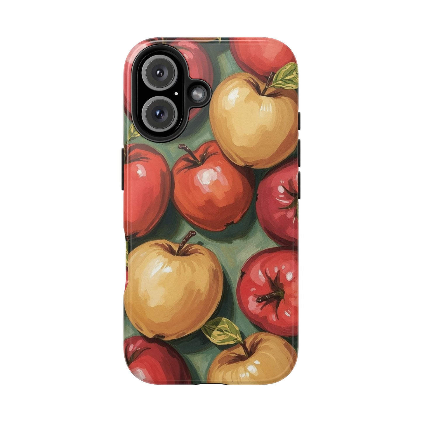Colorful Painted Apples Art Tough Phone Case - Durable & Stylish Protection - for iPhone