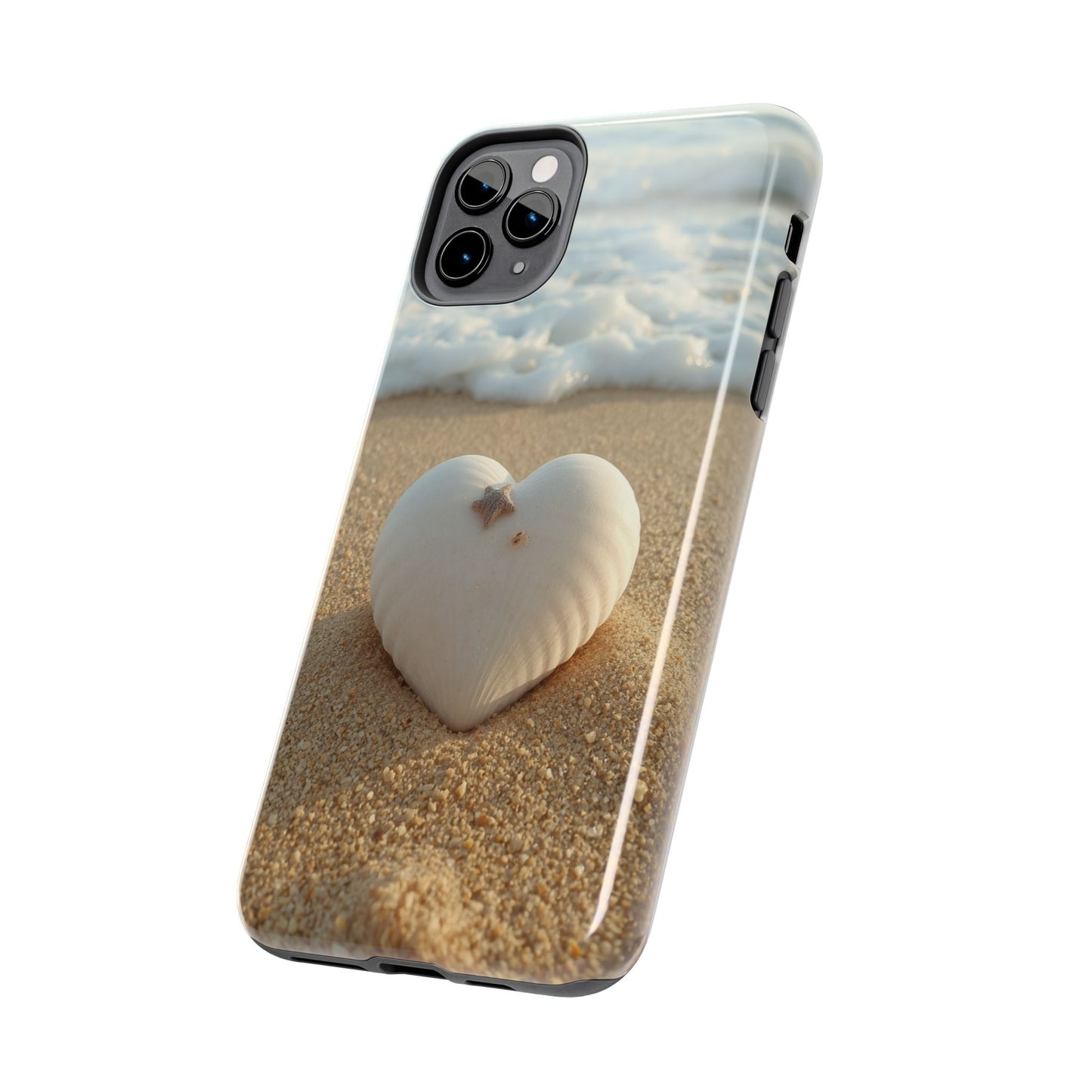 Heart Seashell Tough Phone Case for iPhone