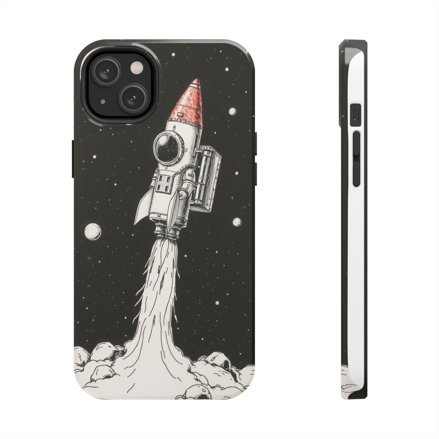 Cool Tough Phone Case for iPhone - Astro-Rocket Bond