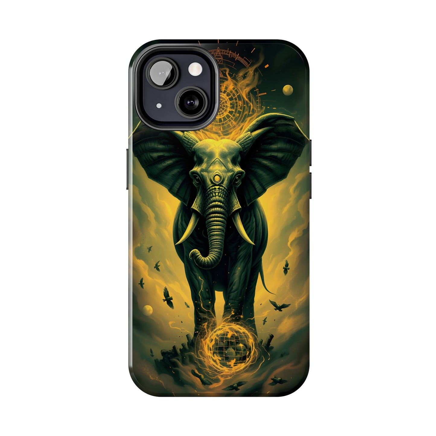 Majestic Elephant Clouds Tough Phone Case - Durable Protection with Bold Design - for iPhone