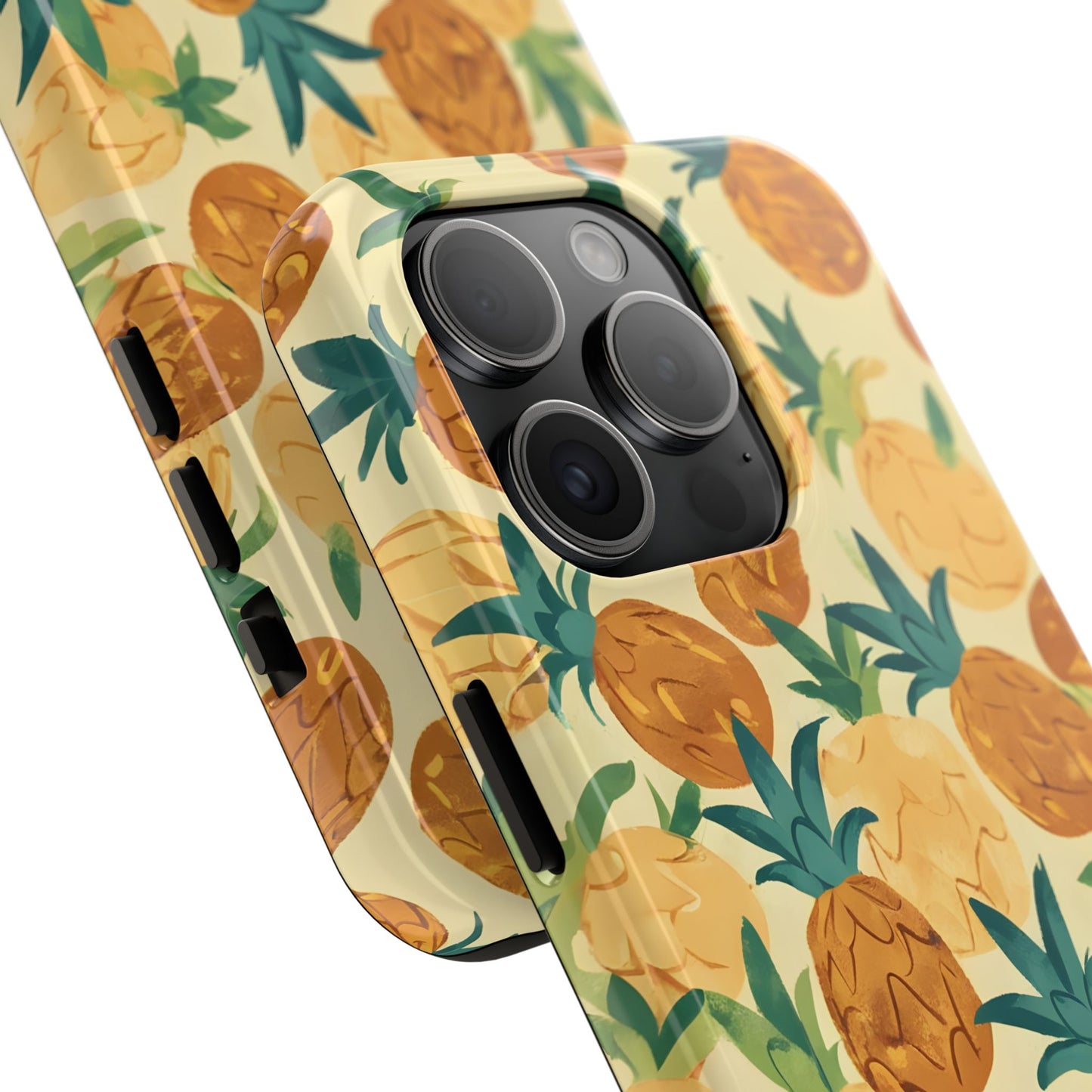 Pineapple Paradise Tough Phone Case - Durable and Stylish for Summer Vibes - for iPhone