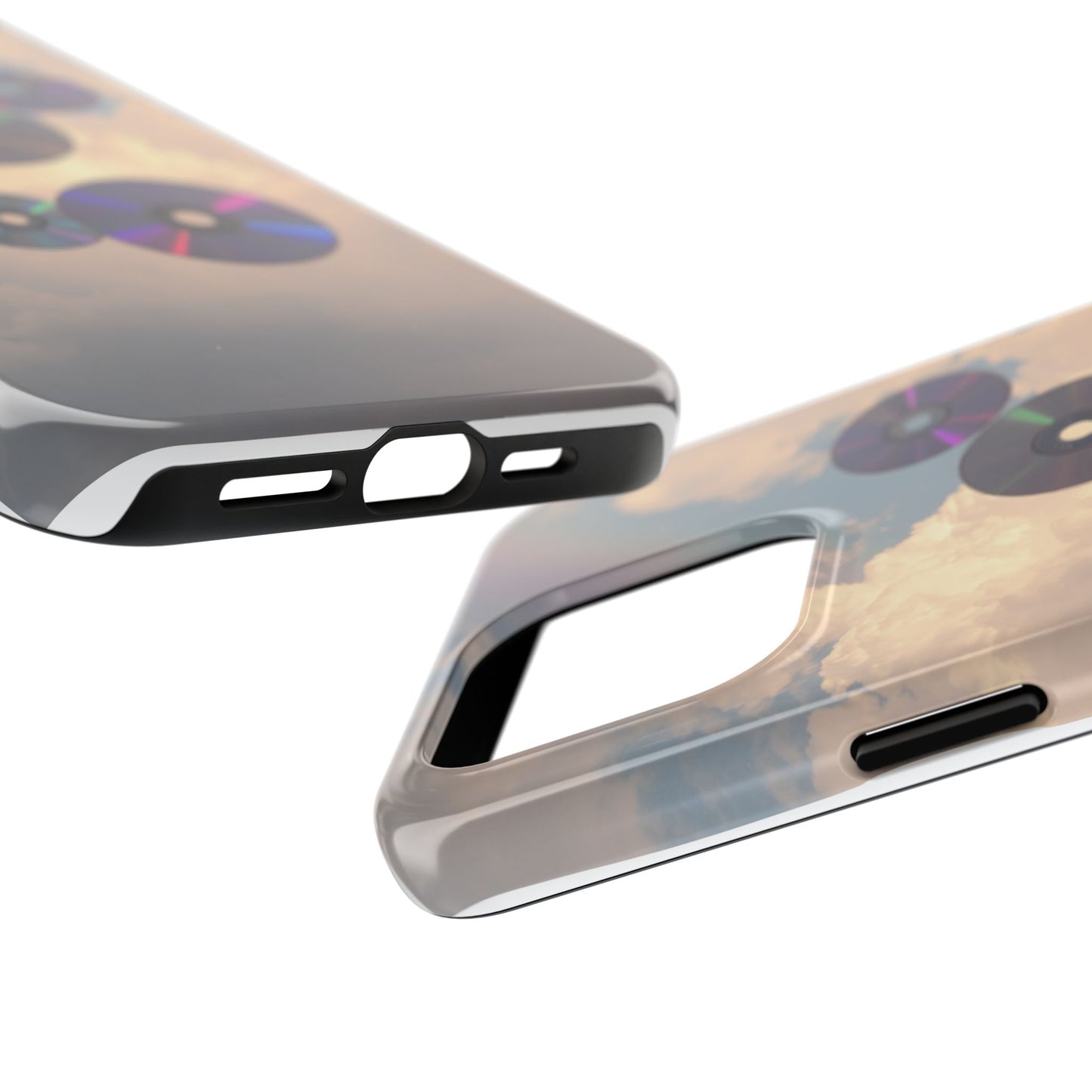 Vibrant Cloud CD Tough Phone Case - Durable and Stylish