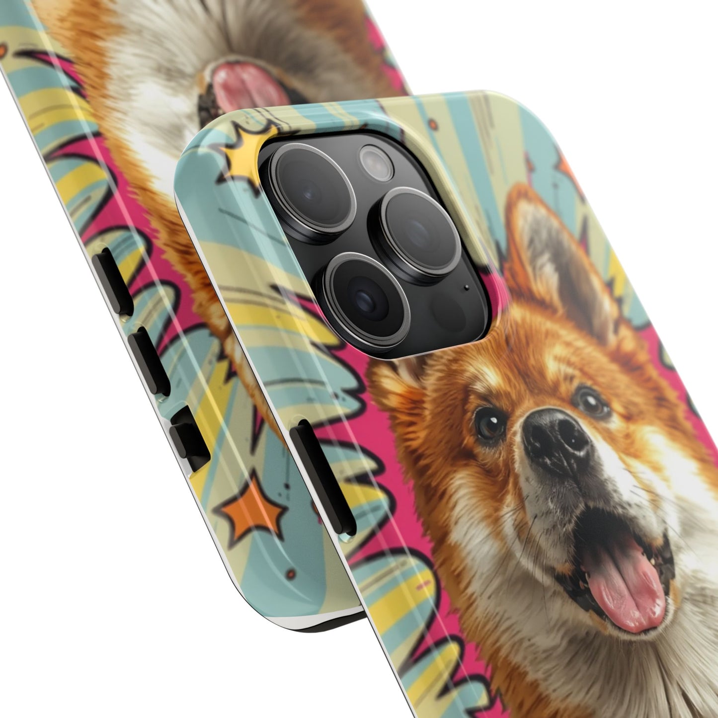 Playful Dog Tough Phone Case - Durable & Stylish Pet Lover Gift
