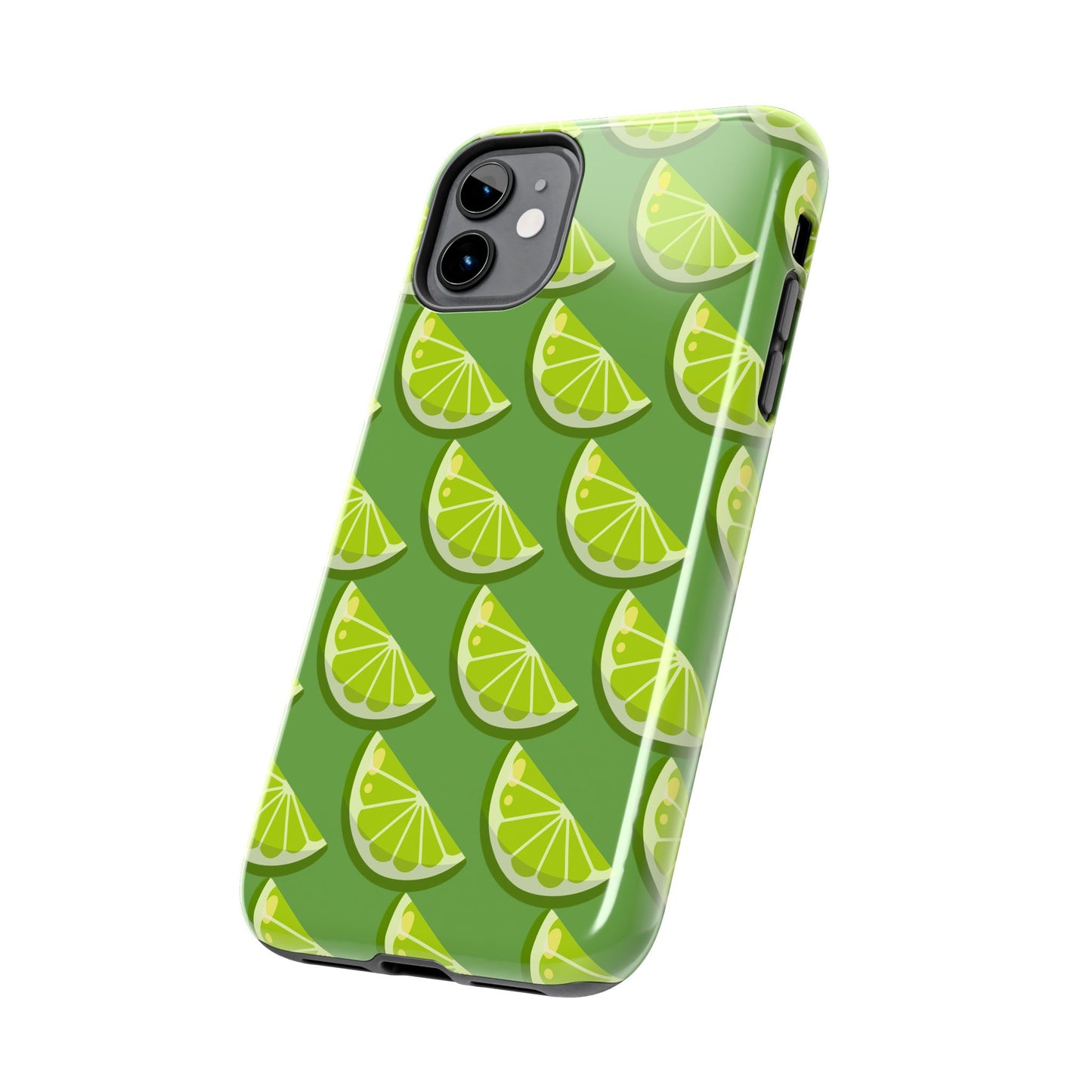 Lime Slice Tough Phone Case - Green Party - for iPhone