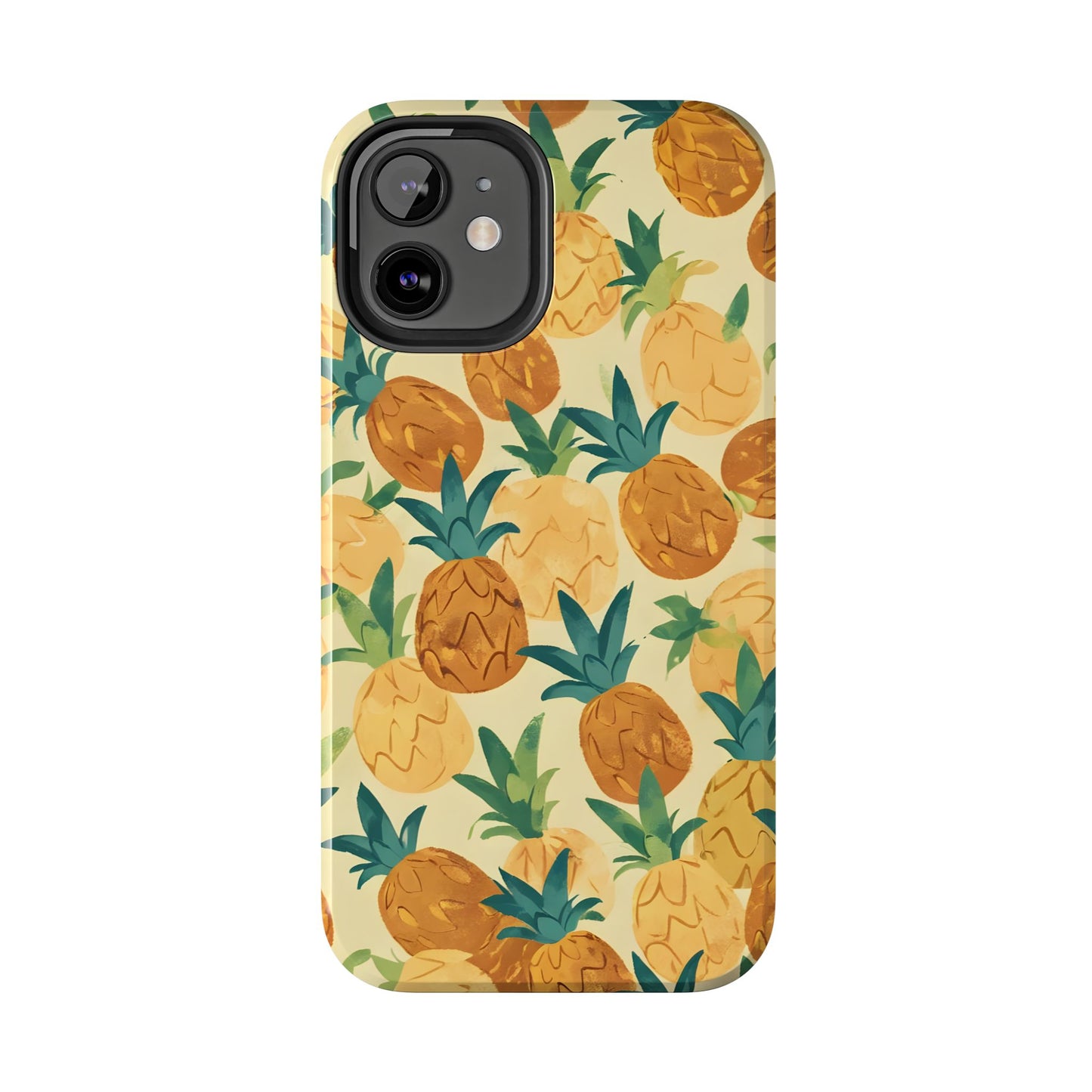 Pineapple Paradise Tough Phone Case - Durable and Stylish for Summer Vibes - for iPhone