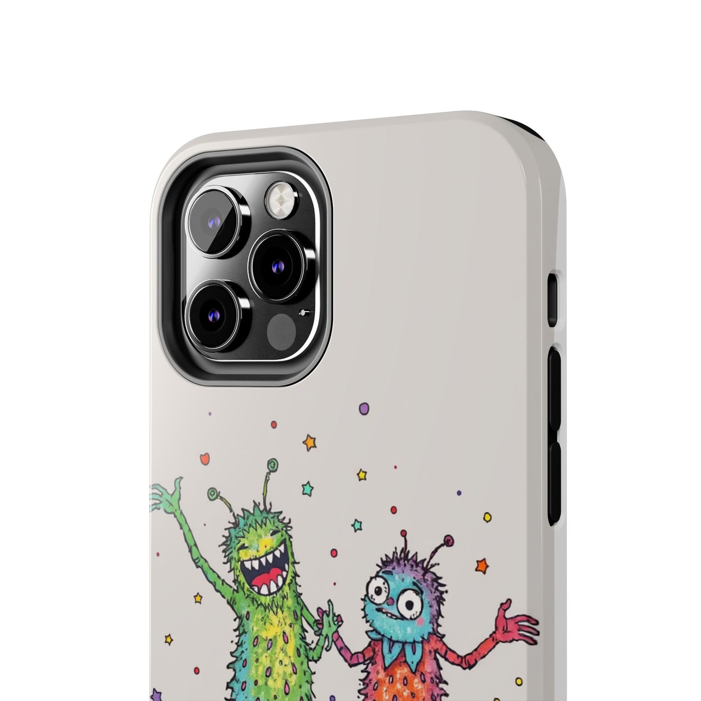 Colorful Monster Tough Phone Case - Fun and Playful Design