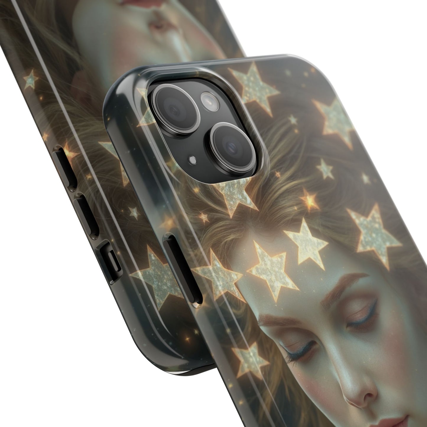 Celestial Dream Tough Phone Case - Artistic Starry Design for Style Enthusiasts