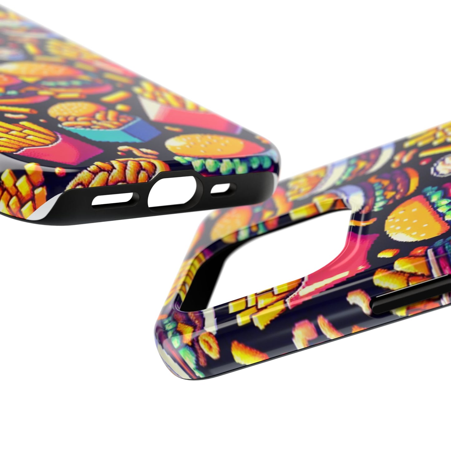 Retro Fast Food Phone Case - Tough and Durable - for iPhone