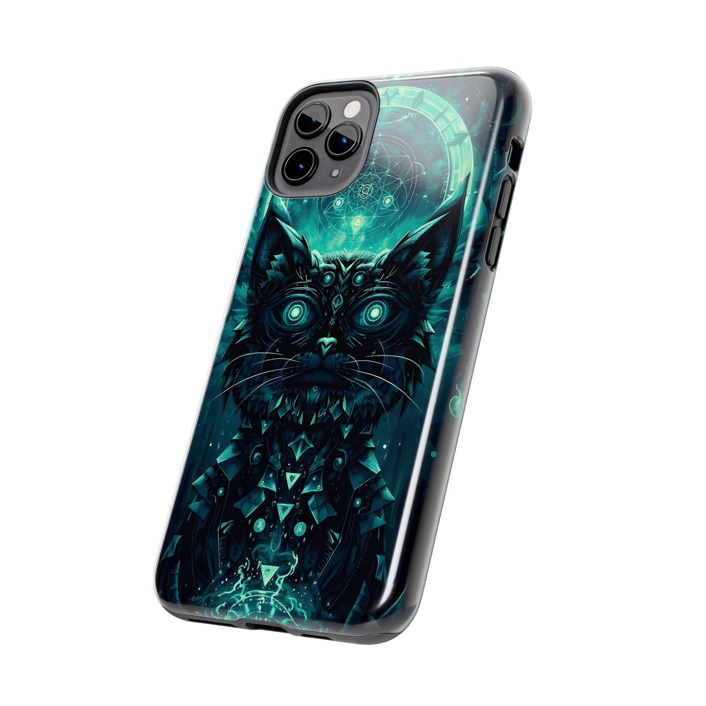 Mystical Dark Cat Phone Case - Tough Protective Cover for Cat Lovers - for iPhone