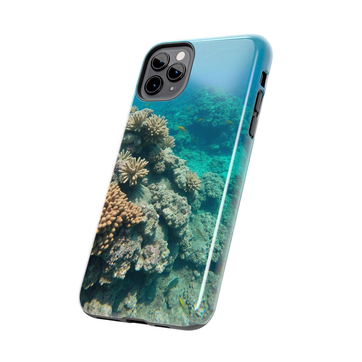 Coral Reef Tough Phone Case - Ocean Vibes Protection for Adventure Lovers